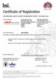 bugsolutions Certificate iso 45001