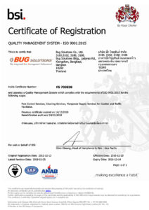 bugsolutions Certificate iso 9001